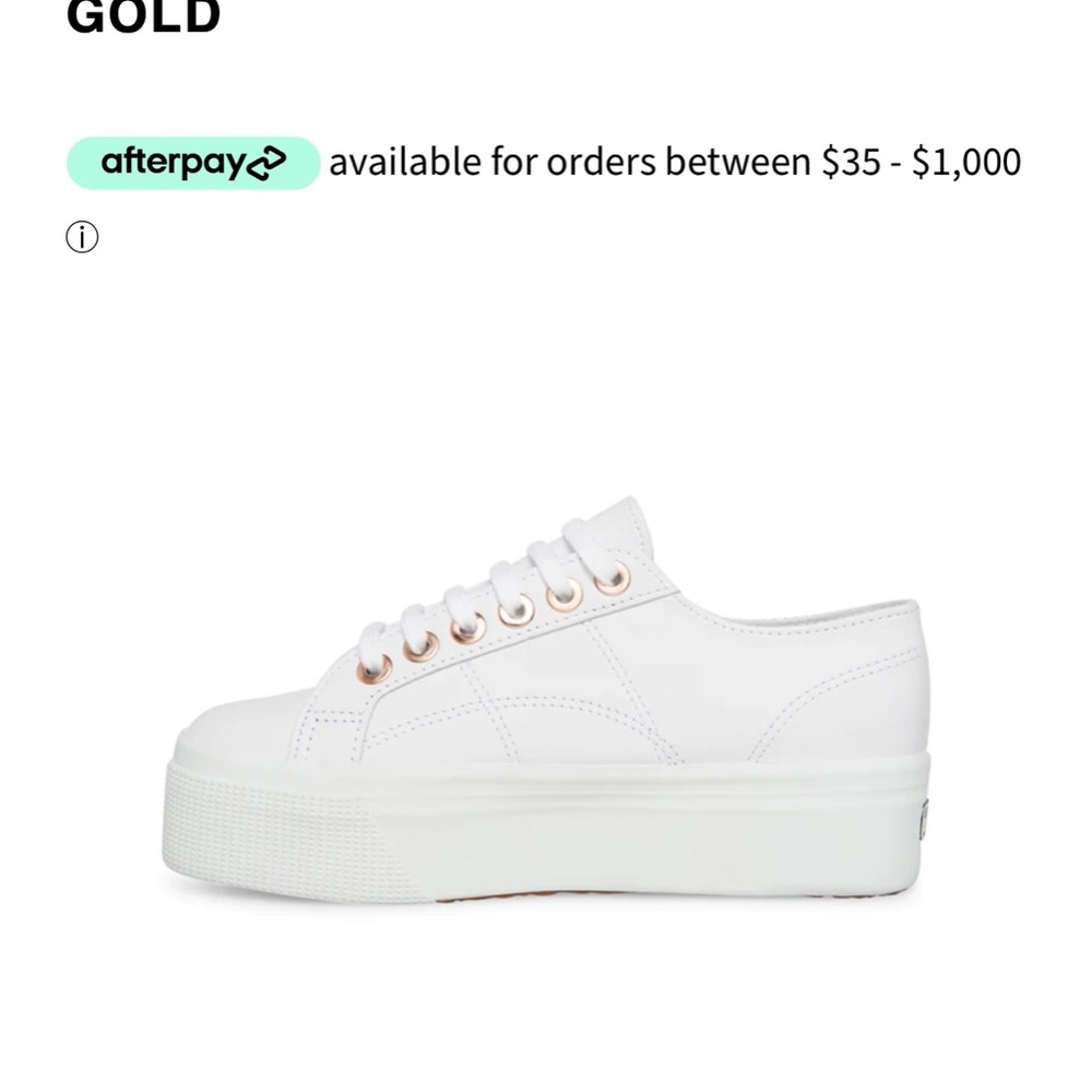 2790 NAPPA BIG EYELETS WHITE/ROSE GOLD - Picture 5 of 7